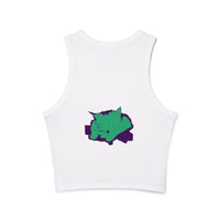 Sleepy Cat Watercolor Racerback Tank Top Tank Top - Blululi