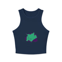 Sleepy Cat Watercolor Racerback Tank Top Tank Top - Blululi