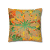 Spun Polyester Square Pillowcase Mandala Art - Original Fine Art - Hand - drawn - Dune - Blululi