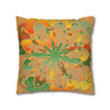 Spun Polyester Square Pillowcase Mandala Art - Original Fine Art - Hand - drawn - Dune - Blululi