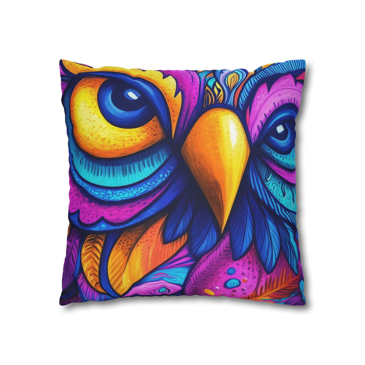 Square Pillowcase - Colorful Howl Design for Nature Inspired Lifestyle Home Decor - Blululi