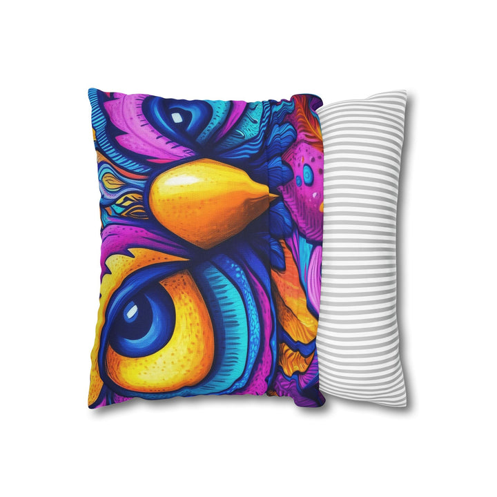 Square Pillowcase - Colorful Howl Design for Nature Inspired Lifestyle Home Decor - Blululi