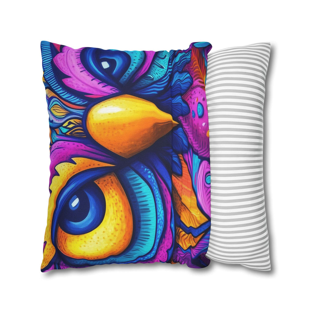 Square Pillowcase - Colorful Howl Design for Nature Inspired Lifestyle Home Decor - Blululi