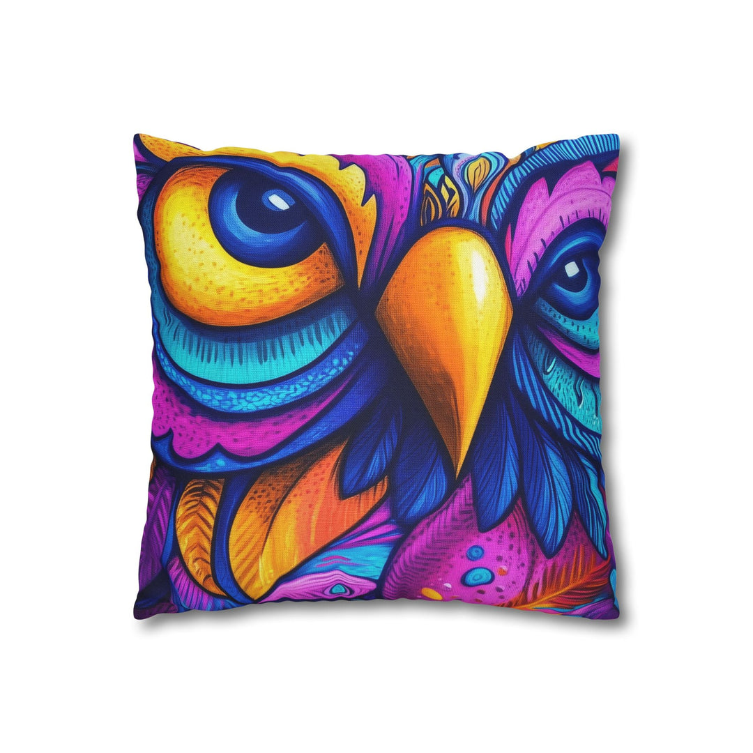 Square Pillowcase - Colorful Howl Design for Nature Inspired Lifestyle Home Decor - Blululi
