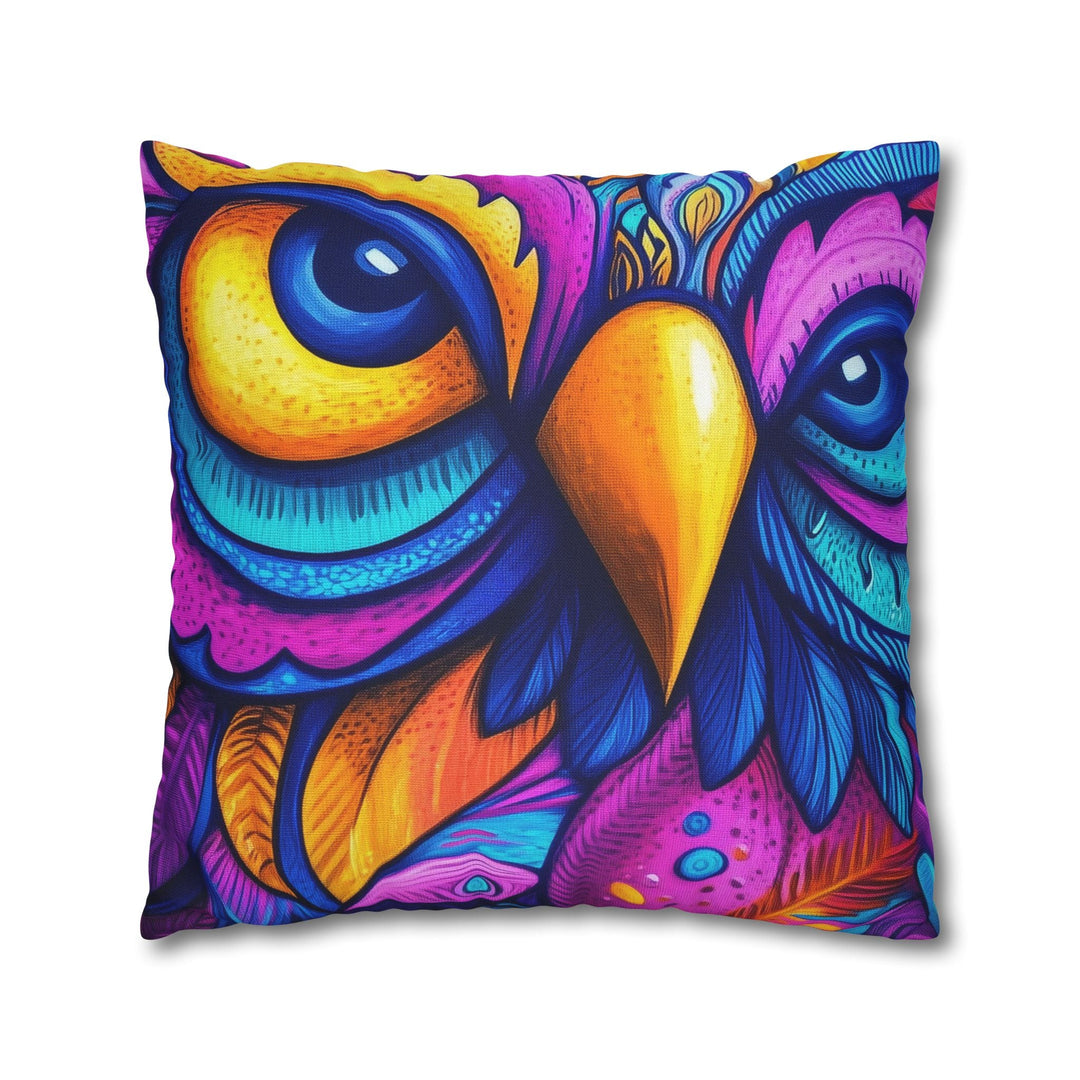 Square Pillowcase - Colorful Howl Design for Nature Inspired Lifestyle Home Decor - Blululi