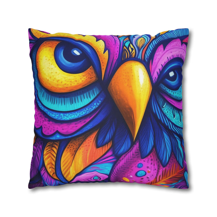 Square Pillowcase - Colorful Howl Design for Nature Inspired Lifestyle Home Decor - Blululi