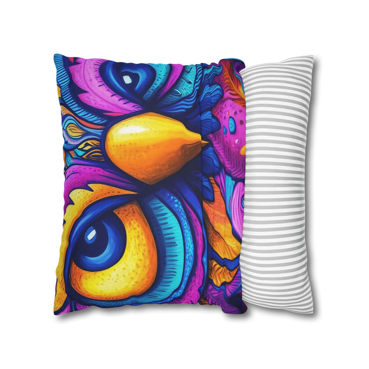 Square Pillowcase - Colorful Howl Design for Nature Inspired Lifestyle Home Decor - Blululi