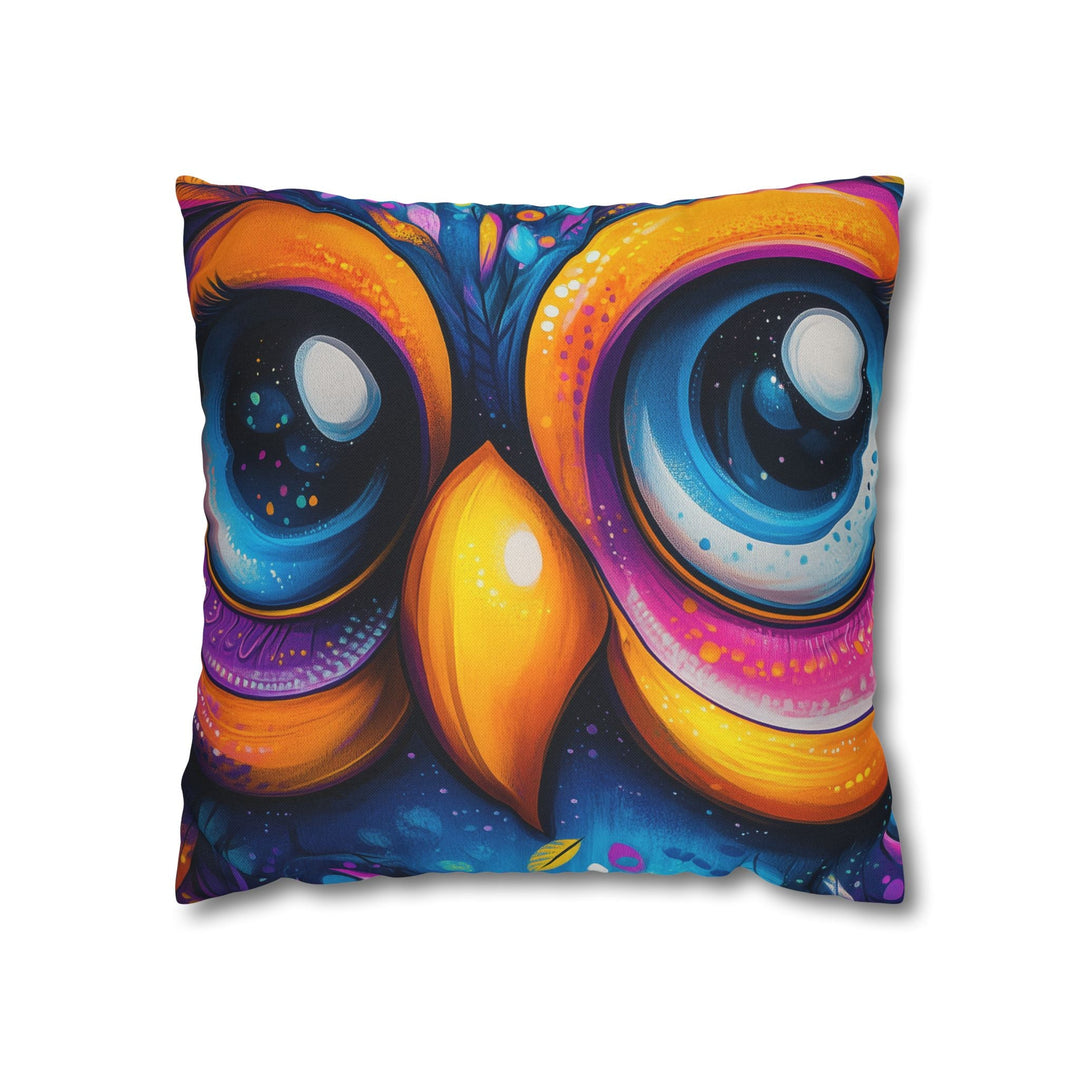 Square Pillowcase - Cute Colorful Howl Design for Nature Inspired Lifestyle Home Decor - Blululi