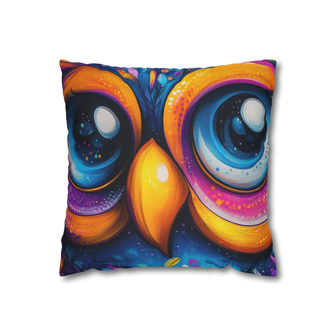Square Pillowcase - Cute Colorful Howl Design for Nature Inspired Lifestyle Home Decor - Blululi