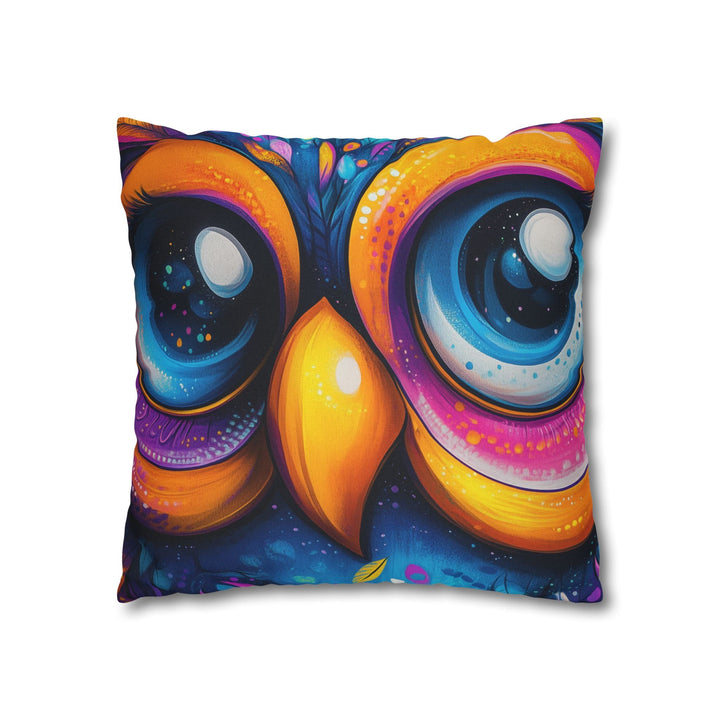 Square Pillowcase - Cute Colorful Howl Design for Nature Inspired Lifestyle Home Decor - Blululi