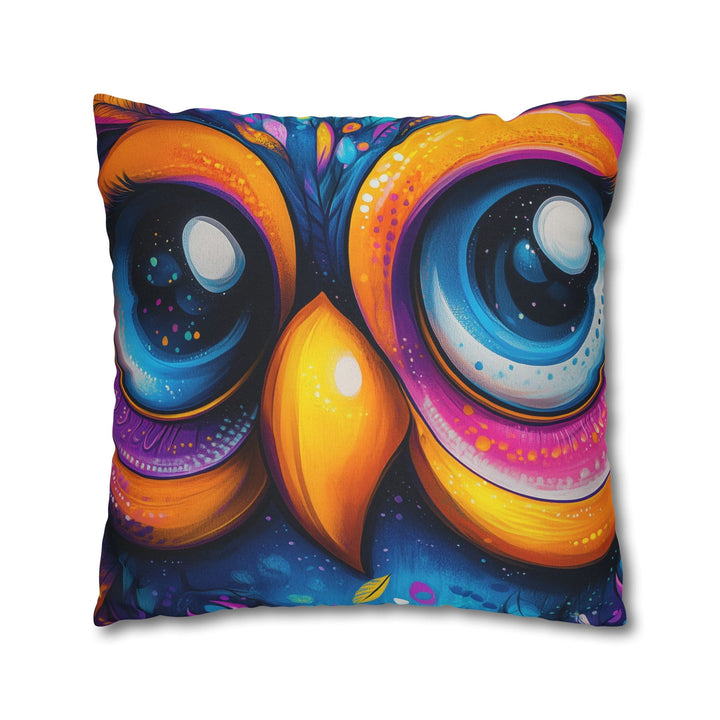 Square Pillowcase - Cute Colorful Howl Design for Nature Inspired Lifestyle Home Decor - Blululi