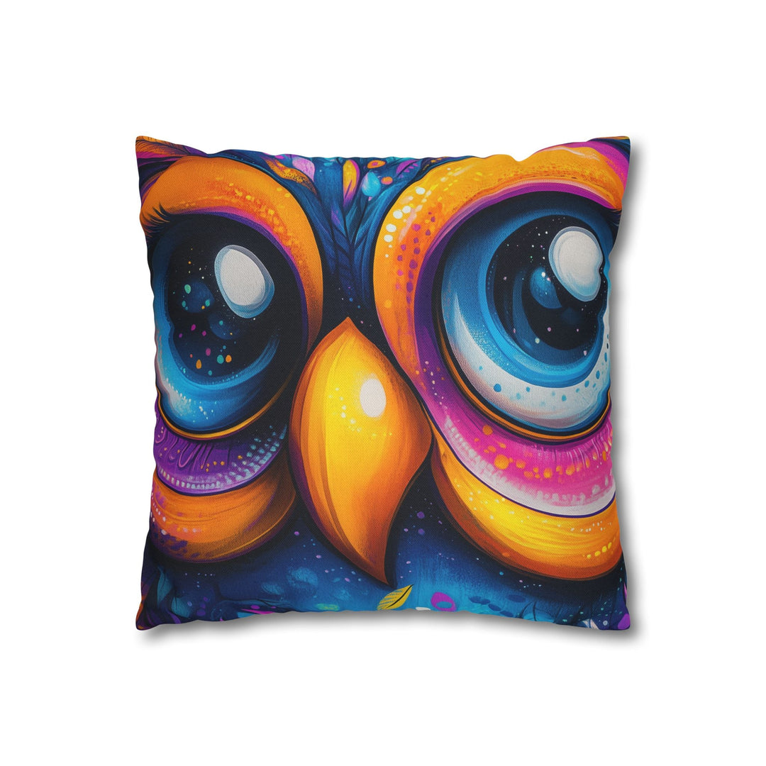 Square Pillowcase - Cute Colorful Howl Design for Nature Inspired Lifestyle Home Decor - Blululi