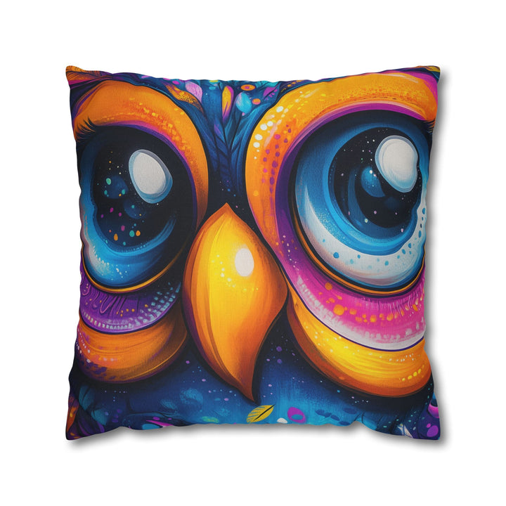 Square Pillowcase - Cute Colorful Howl Design for Nature Inspired Lifestyle Home Decor - Blululi