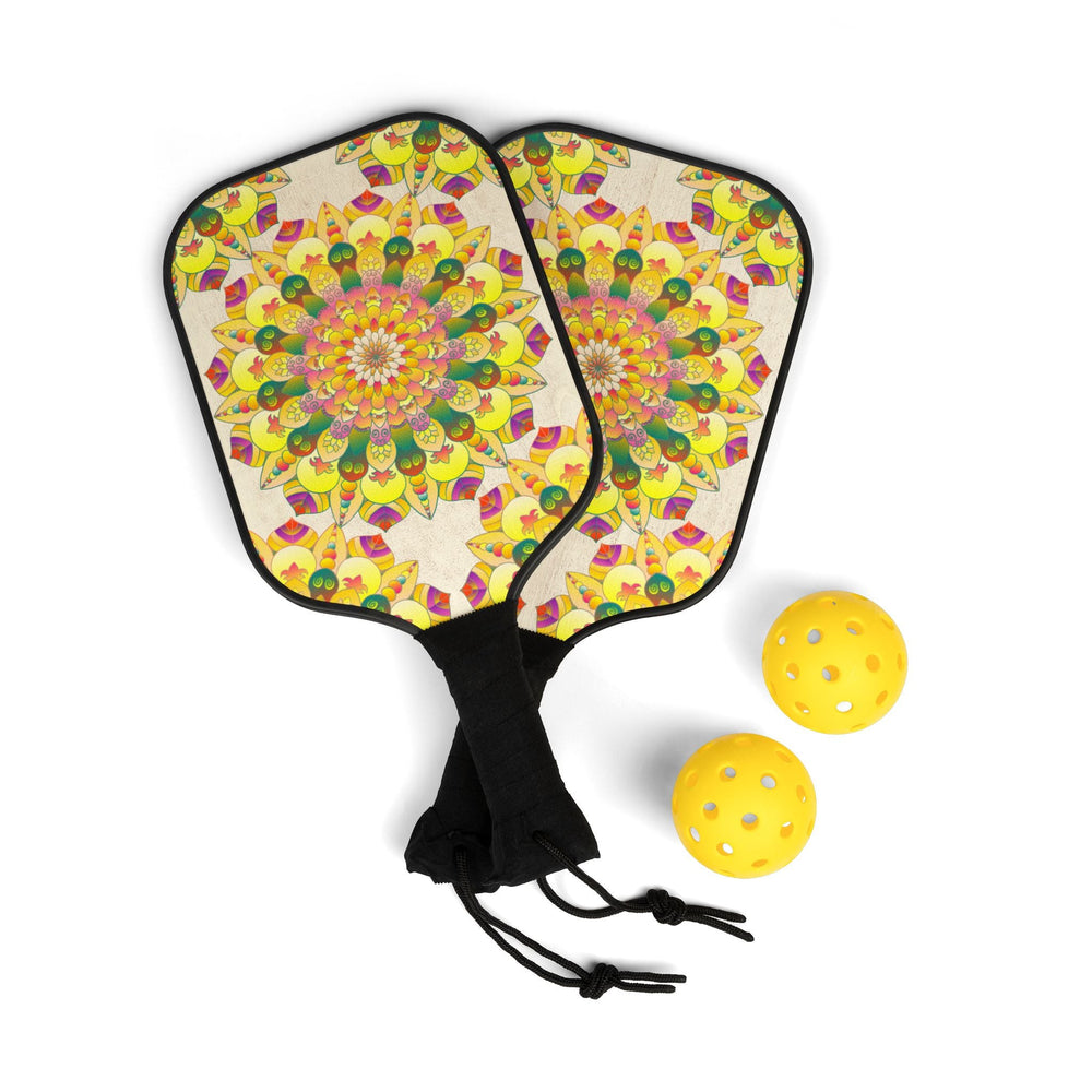 Sunrise Mandala Pickleball Kit Accessories - Blululi
