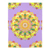 Swaddle Blanket - Mandala Art Hand Drawn Design Home Decor - Blululi