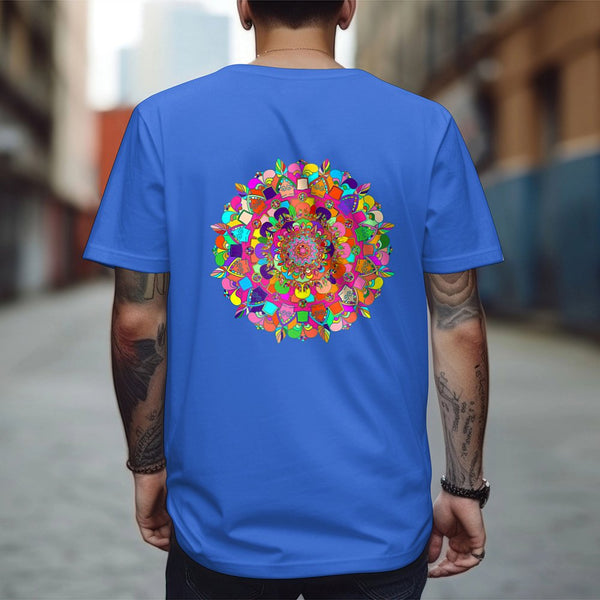 T-Shirt Unisex Large - Soft Large T-Shirt with Hand - Drawn Mandala Art T-Shirt Unisex Large - Blululi