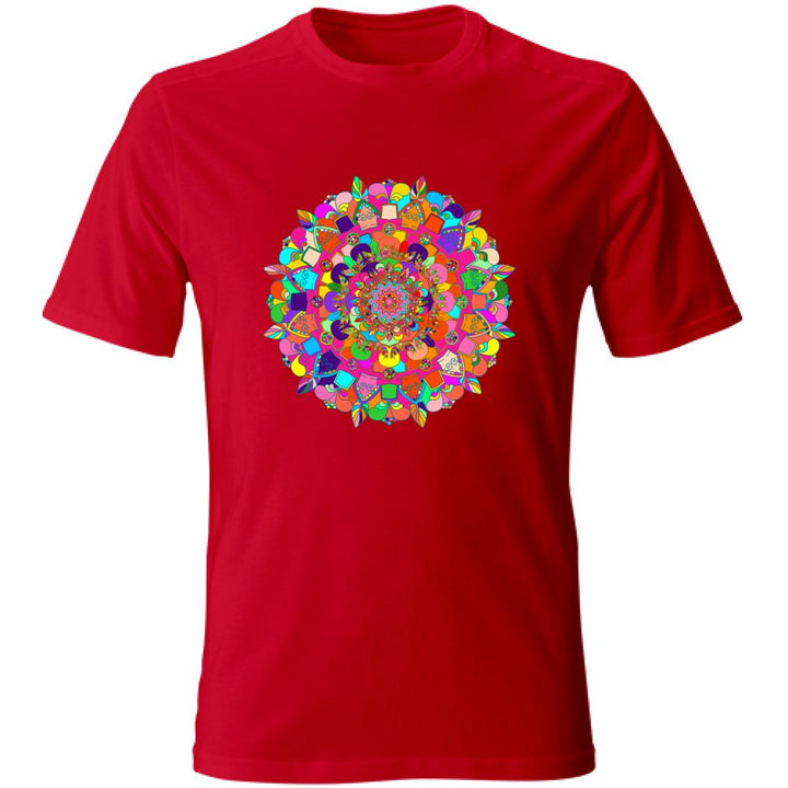 T-Shirt Unisex Large - Soft Large T-Shirt with Hand - Drawn Mandala Art T-Shirt Unisex Large - Blululi