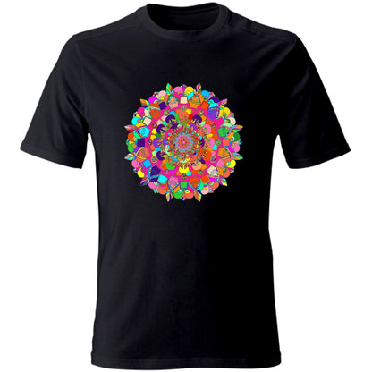 T-Shirt Unisex Large - Soft Large T-Shirt with Hand - Drawn Mandala Art T-Shirt Unisex Large - Blululi