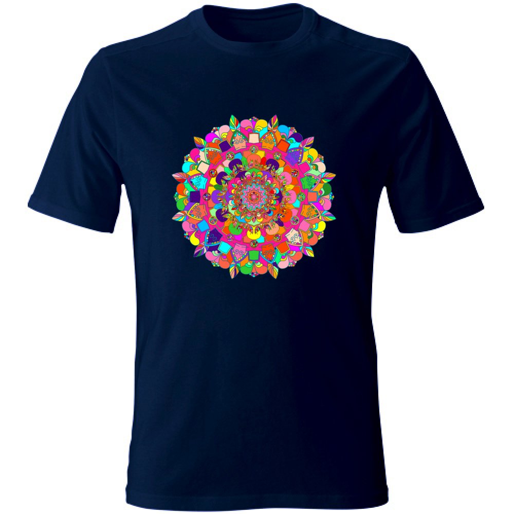 T-Shirt Unisex Large - Soft Large T-Shirt with Hand - Drawn Mandala Art T-Shirt Unisex Large - Blululi