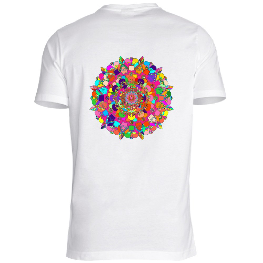 T-Shirt Unisex Large - Soft Large T-Shirt with Hand - Drawn Mandala Art T-Shirt Unisex Large - Blululi