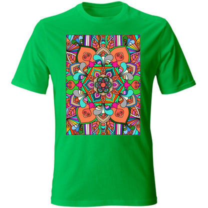 T-Shirt Unisex - Soft Cotton T-Shirt with Hand - Drawn Mandala T-Shirt Unisex - Blululi