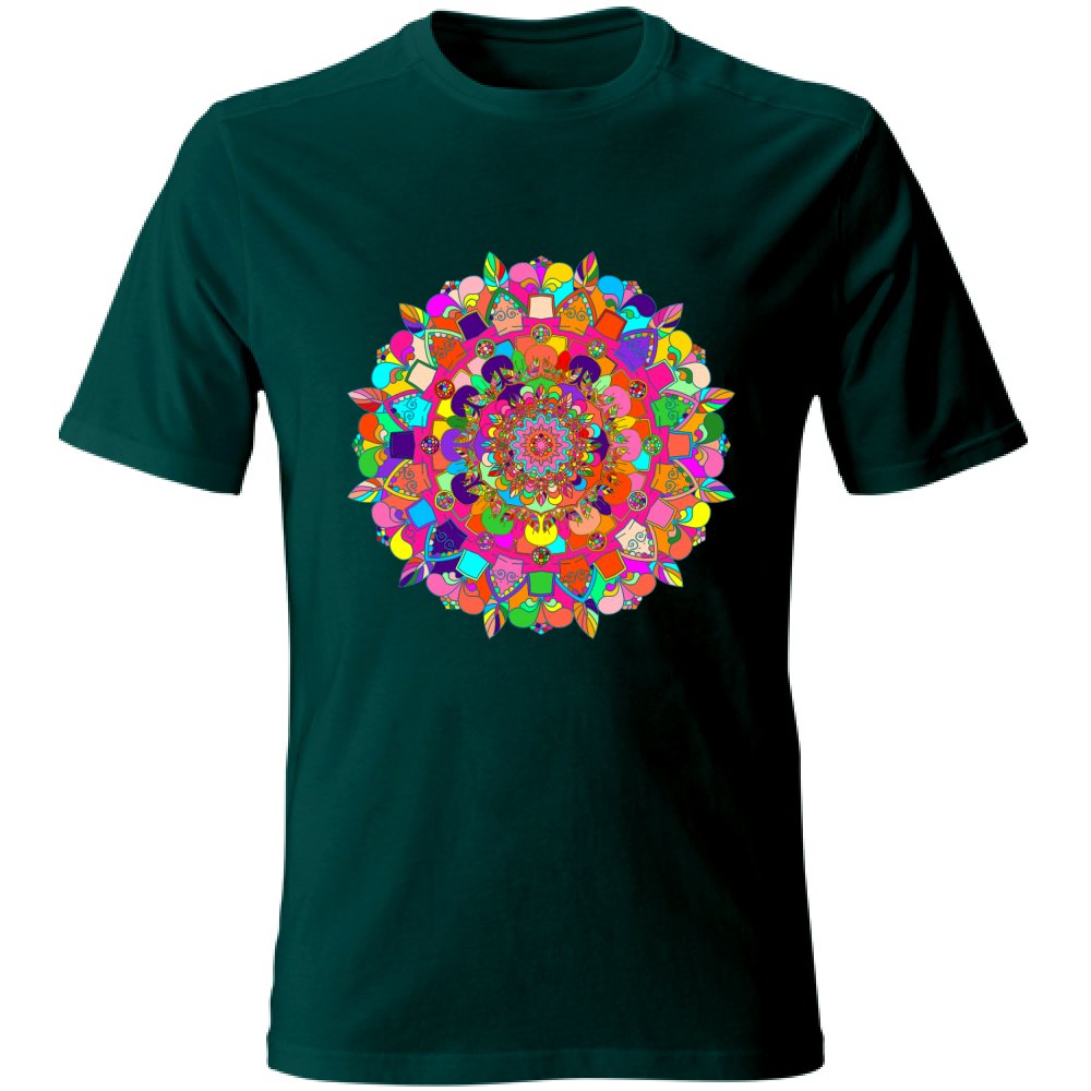 T-Shirt Unisex - Soft T-Shirt with Hand - Drawn Mandala Art T-Shirt Unisex - Blululi