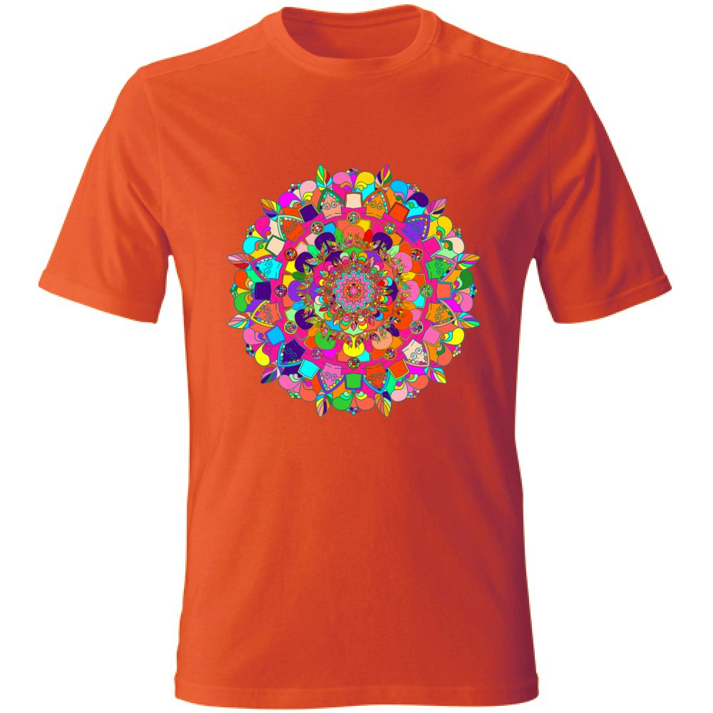 T-Shirt Unisex - Soft T-Shirt with Hand - Drawn Mandala Art T-Shirt Unisex - Blululi