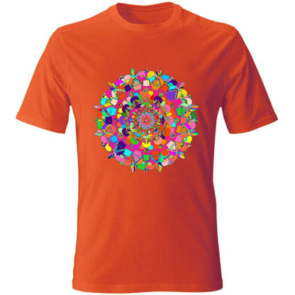 T-Shirt Unisex - Soft T-Shirt with Hand - Drawn Mandala Art T-Shirt Unisex - Blululi