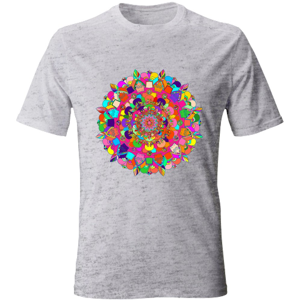 T-Shirt Unisex - Soft T-Shirt with Hand - Drawn Mandala Art T-Shirt Unisex - Blululi