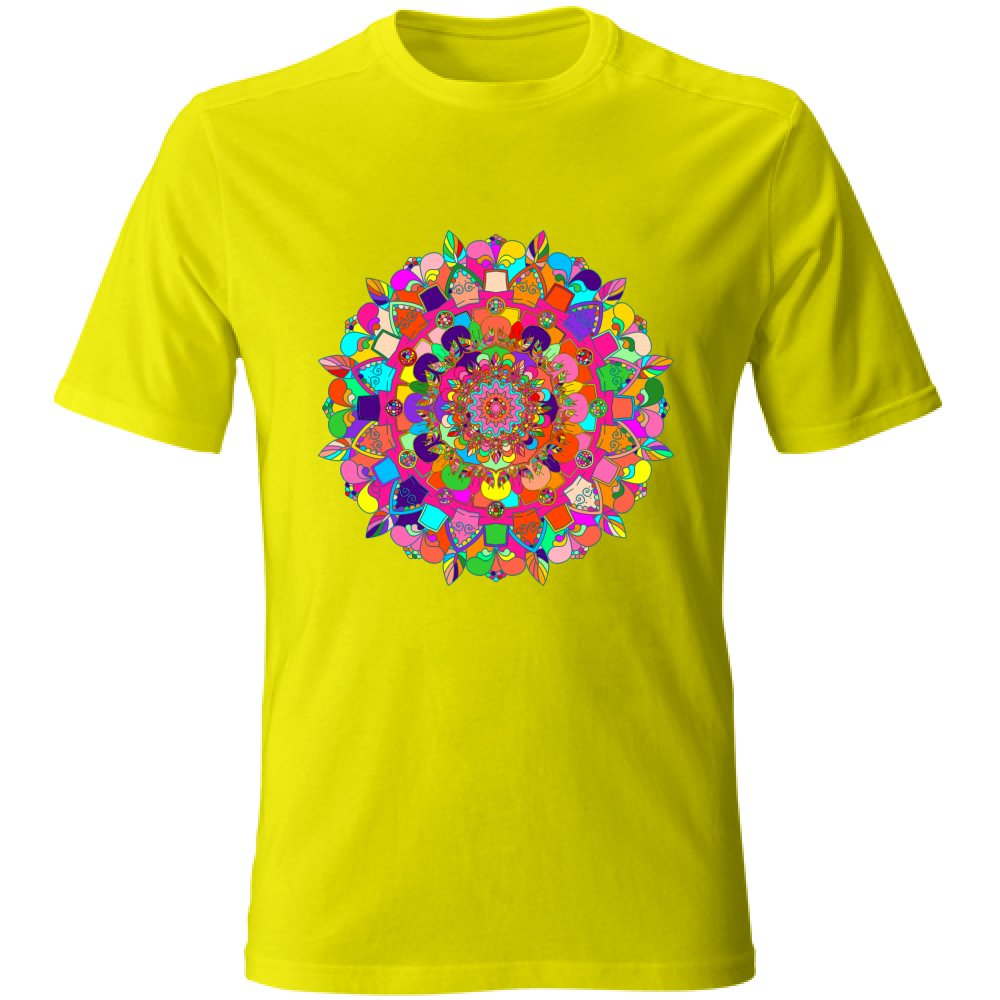 T-Shirt Unisex - Soft T-Shirt with Hand - Drawn Mandala Art T-Shirt Unisex - Blululi