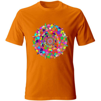 T-Shirt Unisex - Soft T-Shirt with Hand - Drawn Mandala Art T-Shirt Unisex - Blululi