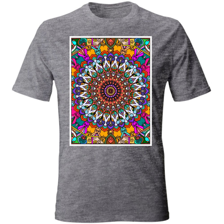 T - Shirt Unisex Unisex T - Shirt with Hand - Drawn Mandala Art - Blululi