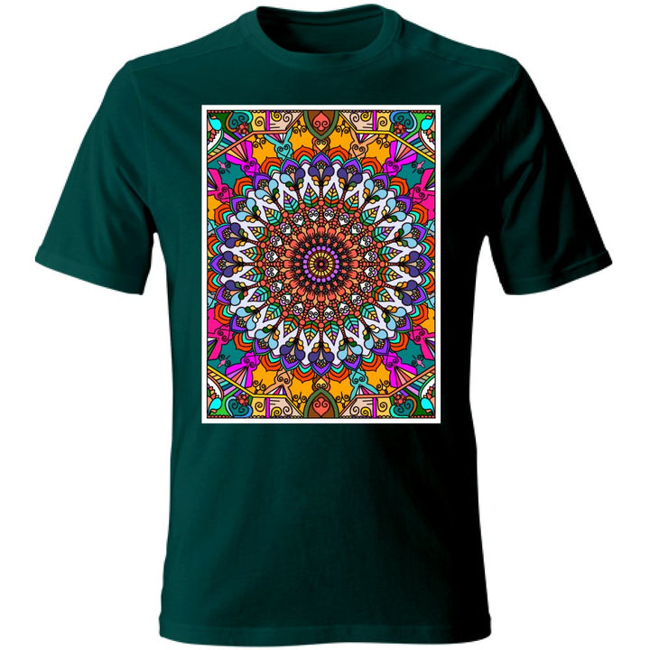 T - Shirt Unisex Unisex T - Shirt with Hand - Drawn Mandala Art - Blululi