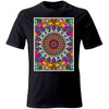 T - Shirt Unisex Unisex T - Shirt with Hand - Drawn Mandala Art - Blululi