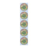 Table Runner with Mandala Art Drawn by Hand - Light Blue (Cotton, Poly) - Blululi