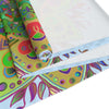 Table Runner with Mandala Art Drawn by Hand - Light Blue (Cotton, Poly) - Blululi