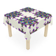 Tablecloth with Mandala Art Drawn by Hand, Ivory, Square - Blululi