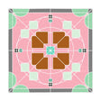 Tablecloth with Original Fine Art Drawn by Hand, Square - Blululi