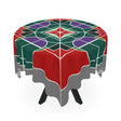 Tablecloth with Original Fine Art Drawn by Hand, Square - Blululi