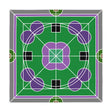Tablecloth with Original Fine Art Drawn by Hand, Square - Blululi