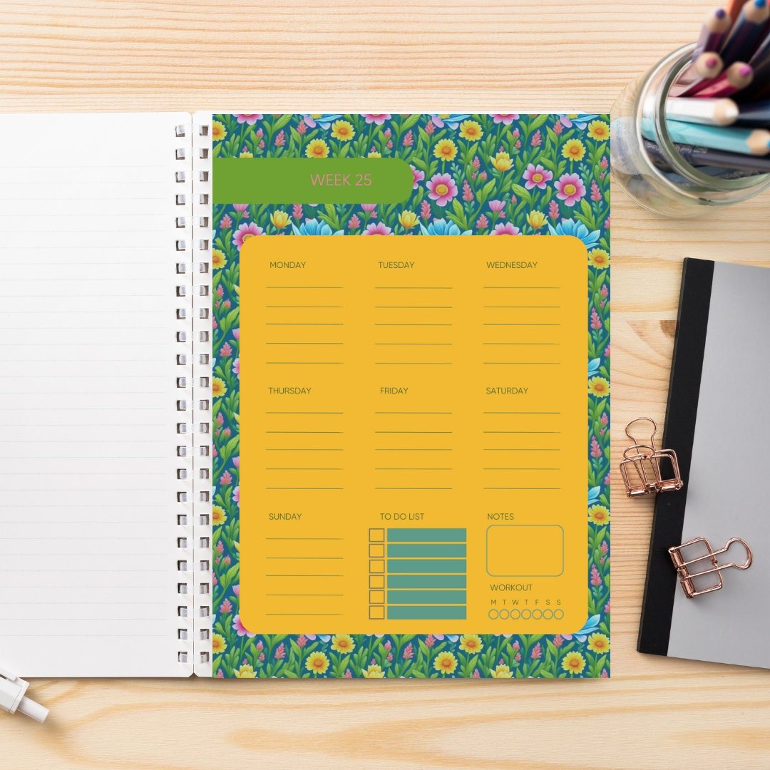 Task Management 2024: Seasonal Planner - Printable PDF digital download - Blululi