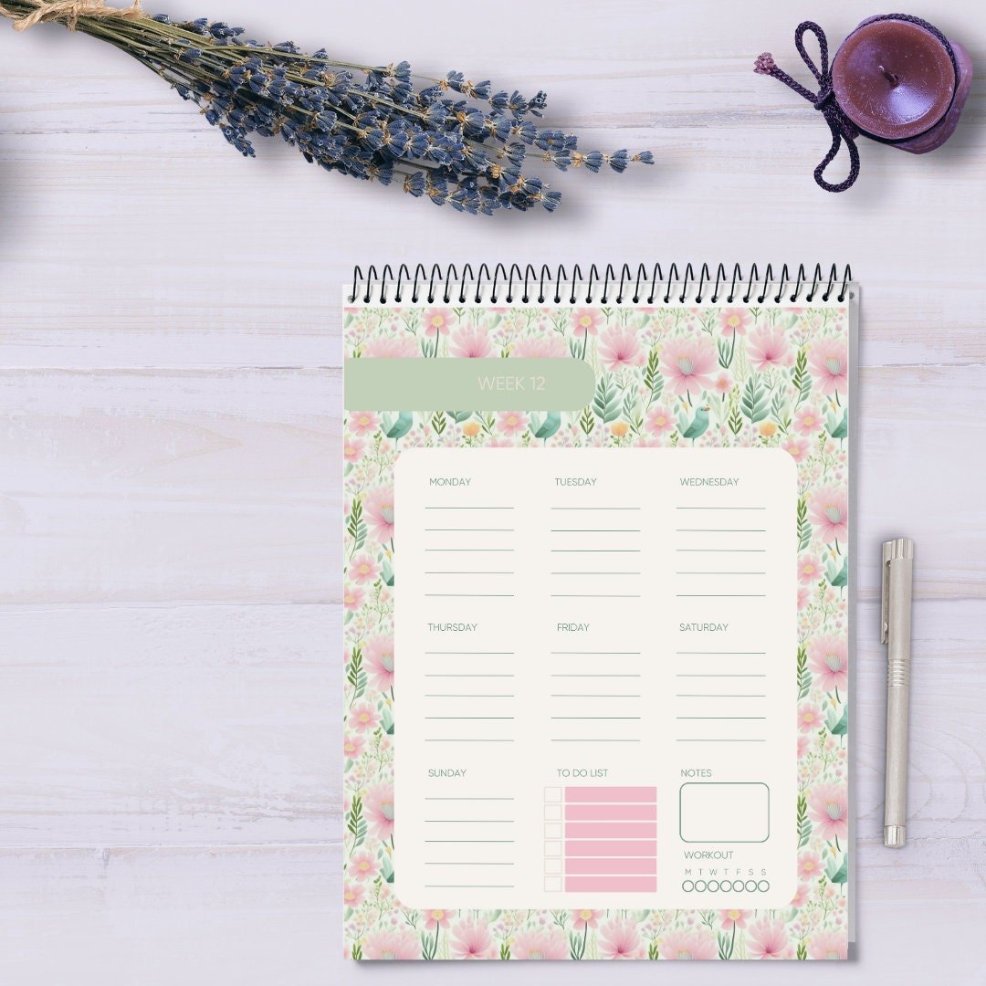 Task Management 2024: Seasonal Planner - Printable PDF digital download - Blululi