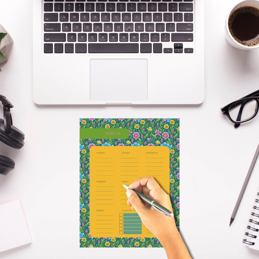 Task Management 2026: Seasonal Planner - Printable PDF digital download - Blululi