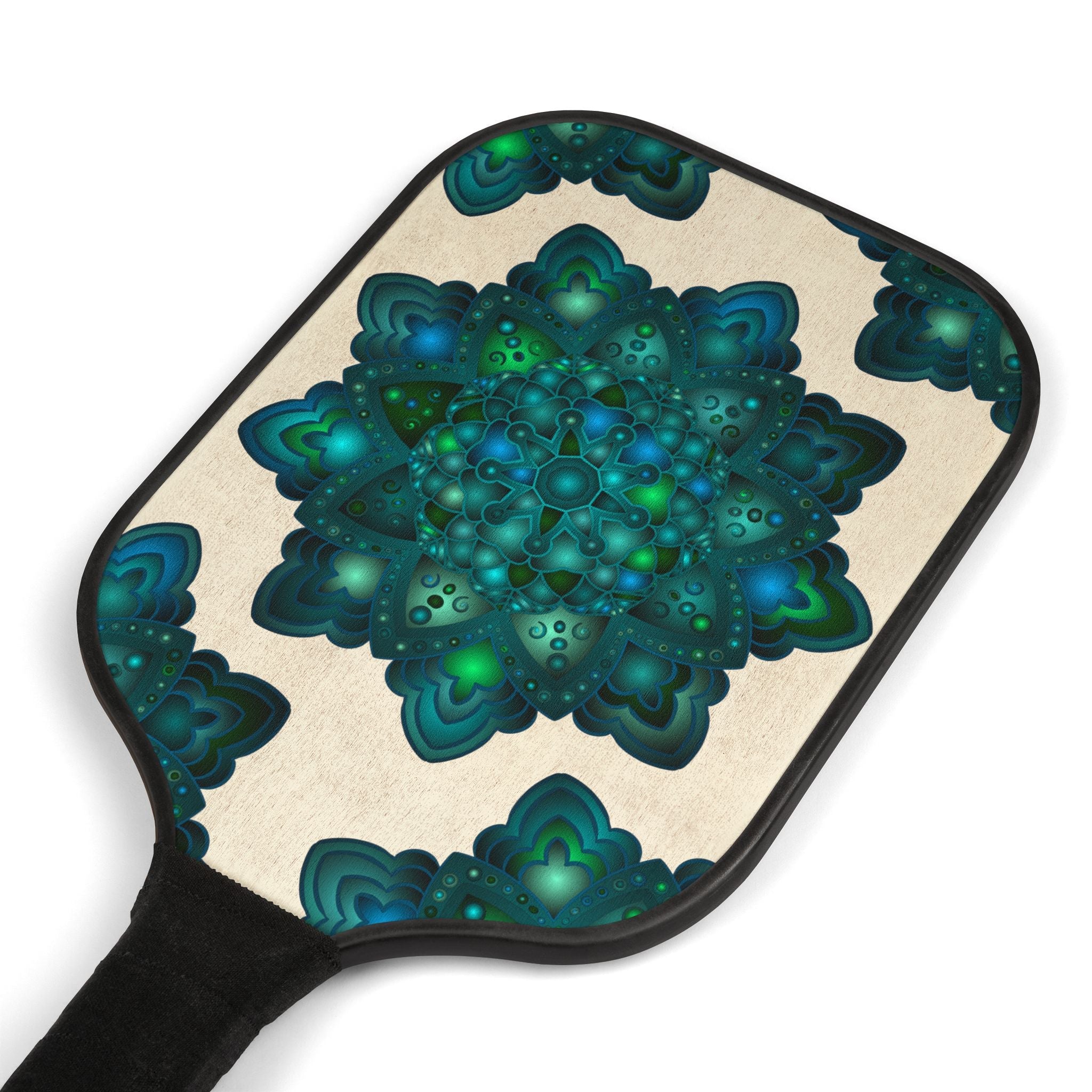 Teal Mandala Pickleball Kit Accessories - Blululi