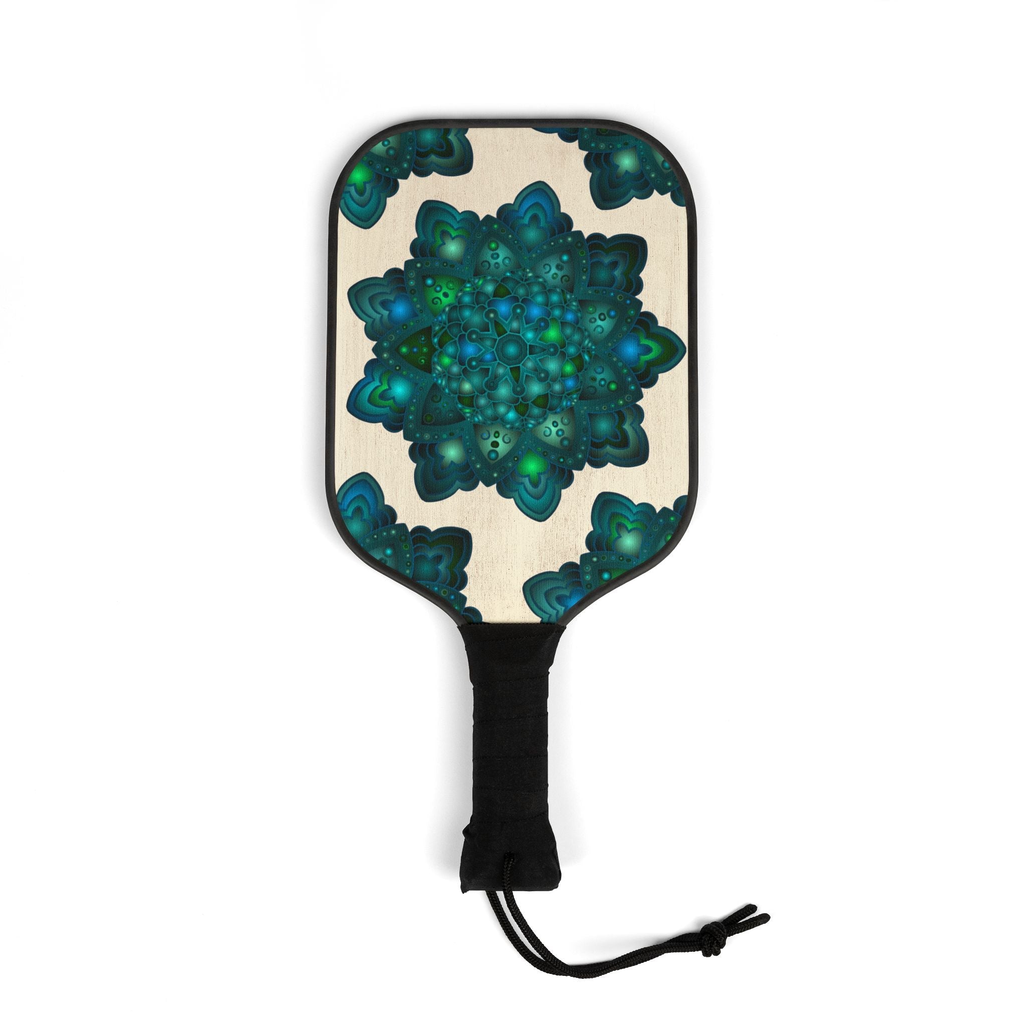 Teal Mandala Pickleball Kit Accessories - Blululi