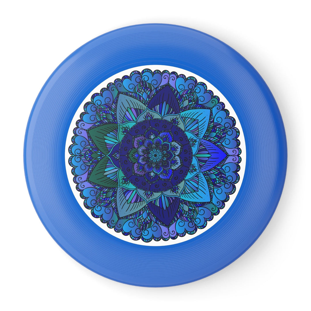 Teal & Purple Mandala Frisbee Disc Accessories - Blululi