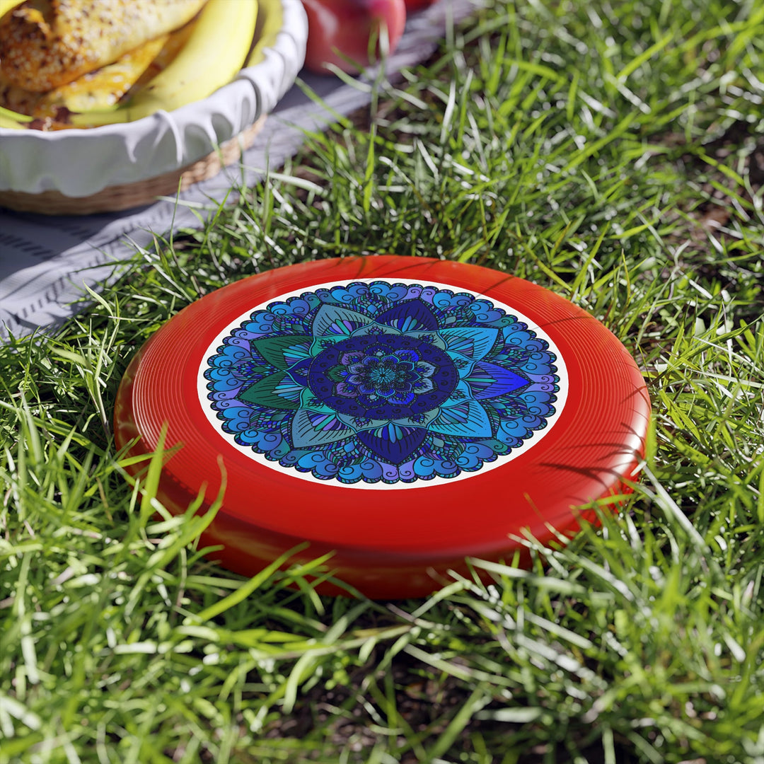 Teal & Purple Mandala Frisbee Disc Accessories - Blululi