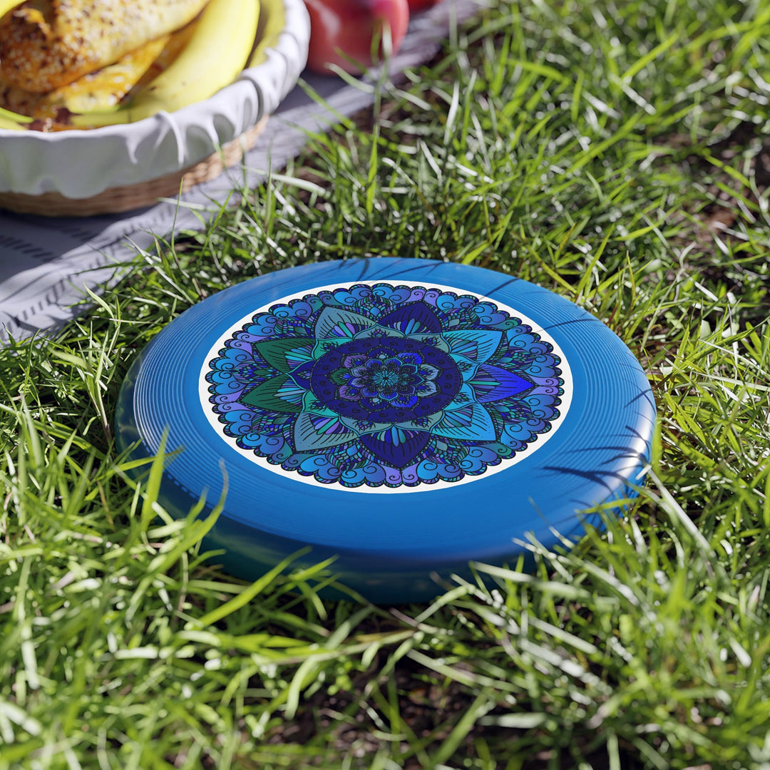 Teal & Purple Mandala Frisbee Disc Accessories - Blululi