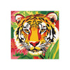 Tiger Face Poster - Savanna Wildlife Art Poster - Blululi