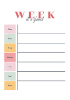 Versatile Weekly Planners, printable weekly planner to do list, minimal weekly program, weekly organizer, weekly journal A4,week at a glance digital download - Blululi